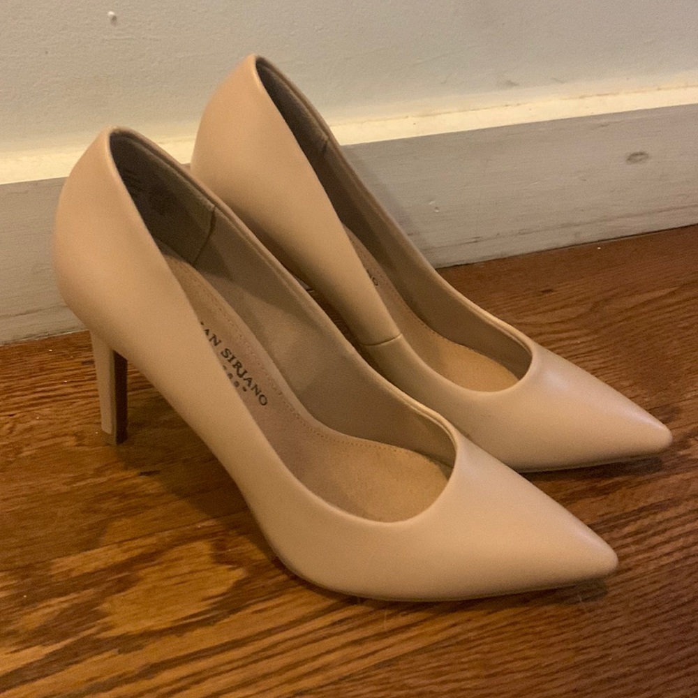 Nude high heels
